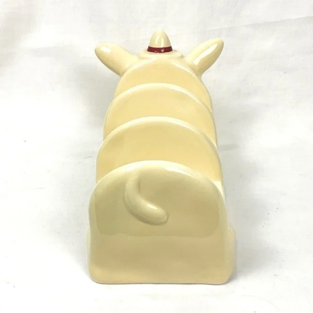Rae Dunn Chihuahua Taco Holder Yellow Ceramic Dog Pup Puppy Taco Tuesday New